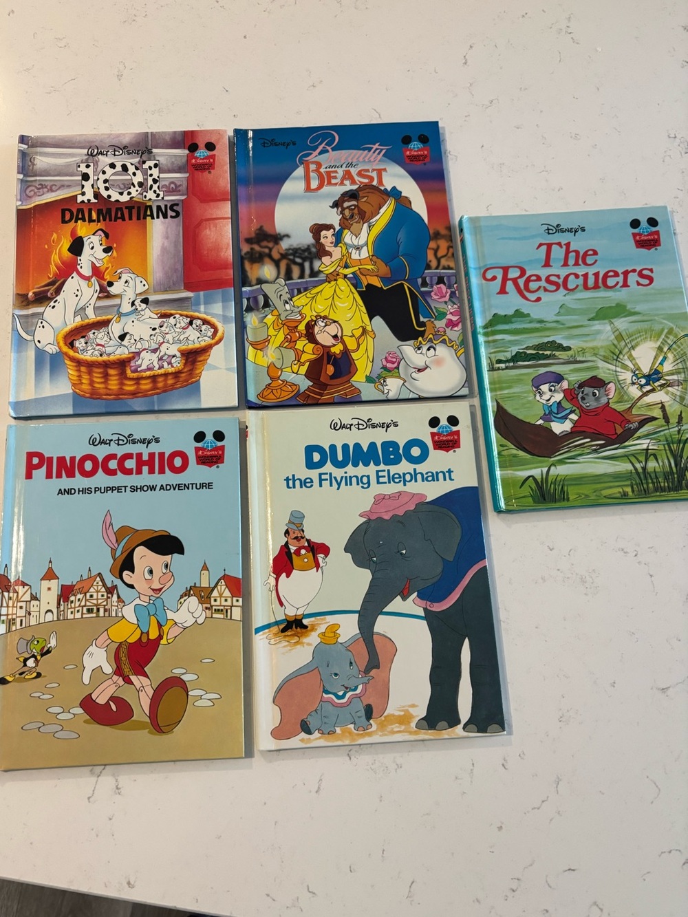 Walt Disney Classic Kids Storybook Set - Assorted Colors (Disney) VINTAGE SET